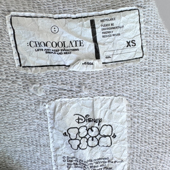 Chocoolate Sweatshirt Pullover Sweater Tsum Tsum Disney XS - Picture 3 of 3